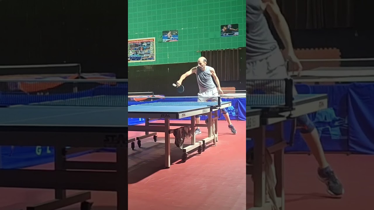 After 1 year TT practice 2025 #tabletennis  #sports #vetransport #old #player #tt #longpimplerubber