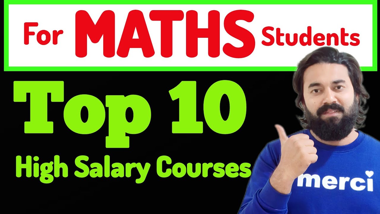 Top 10 High Salary Courses for Maths Students | Career Guide 2026 | Sparkup Classes 