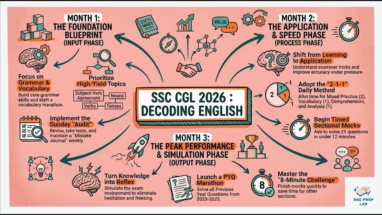 SSC CGL 2026: Decoding English | Complete Study Plan (Score 45+) | New Pattern Roadmap