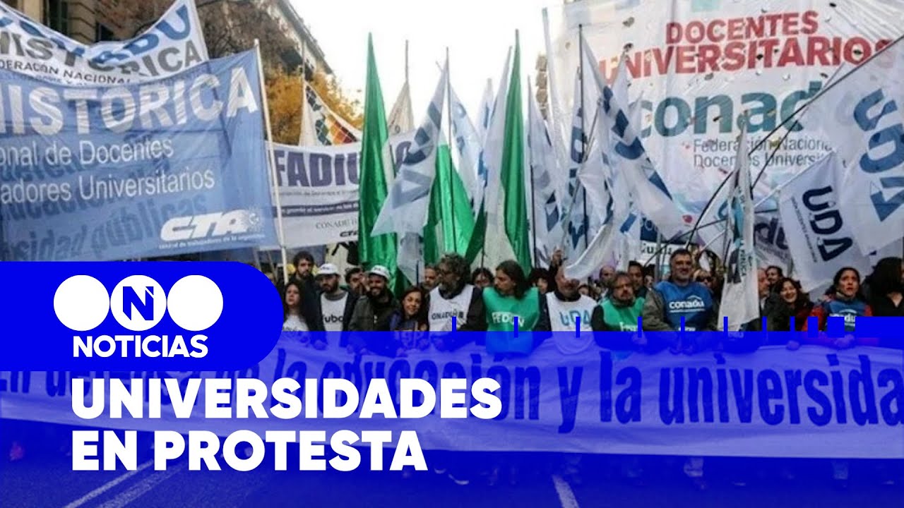 TOMAS y TENSIÓN en UNIVERSIDADES tras la LUZ VERDE al VETO - Telefe Noticias