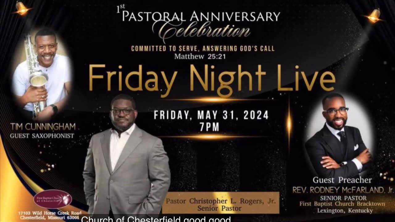 FBCC FRIDAY NIGHT LIVE WITH PASTOR CHRIS