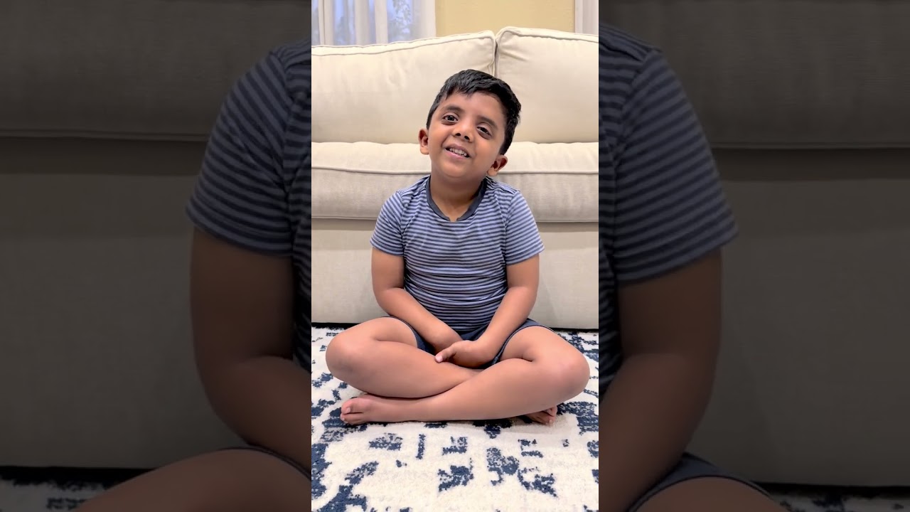 Atharva’s Basavanna Vachanas practice!