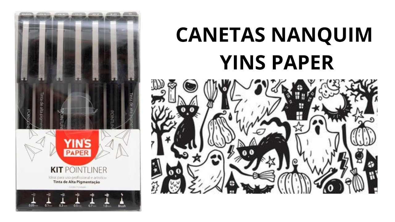 CANETAS NANQUIM YINS PAPER