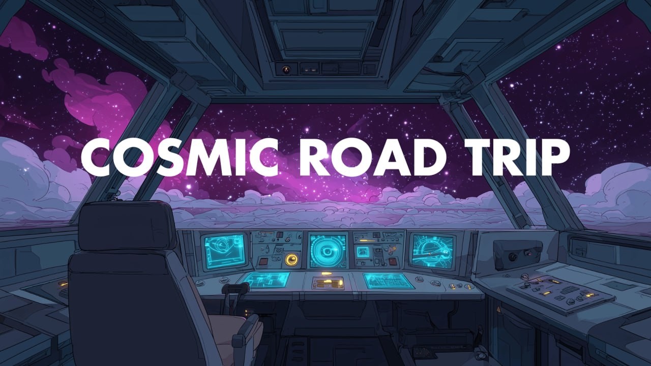pov: u are on a cosmic road trip | synthwave x vaporwave studying mix