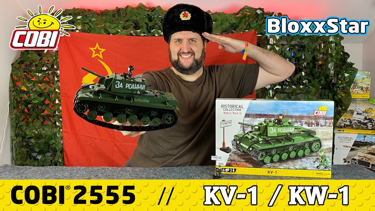 COBI® 2555 ☭ KV-1 / KW-1 Schwerer Panzer |▶️| Unboxing, Speed Build, Fakten, Review, Fazit 💬📽️ 4K