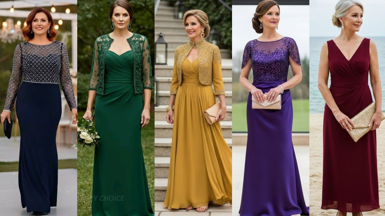 Modern and elegant mother of the bride dress/party wear dress 2026