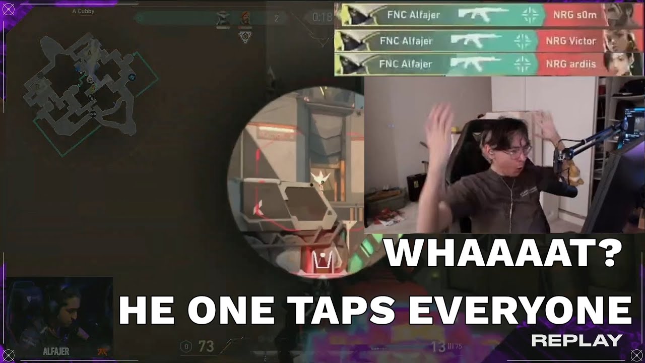 SEN TenZ Reacts To FNC Alfajer ONE Tapping EVERYONE Against NRG In TOKYO MASTERS