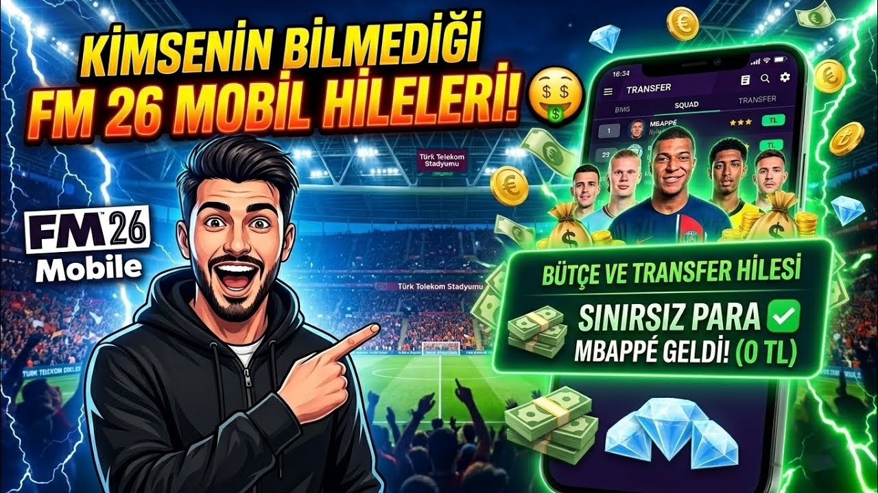 KİMSENİN BİLMEDİĞİ FM 26 MOBİL HİLELERİ! 🤑 (Sınırsız Para & Transfer Taktiği)