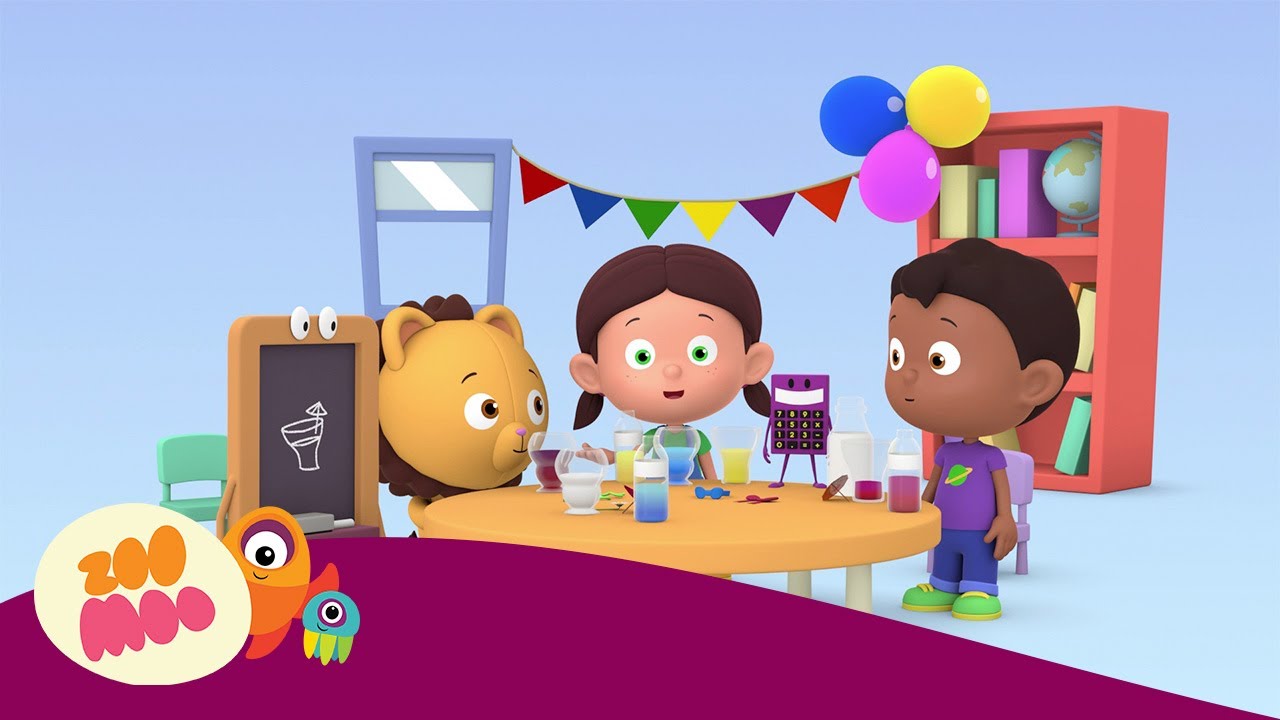 Counting with Paula | Colours Pattern Textures Minisode - Mixing in Space
