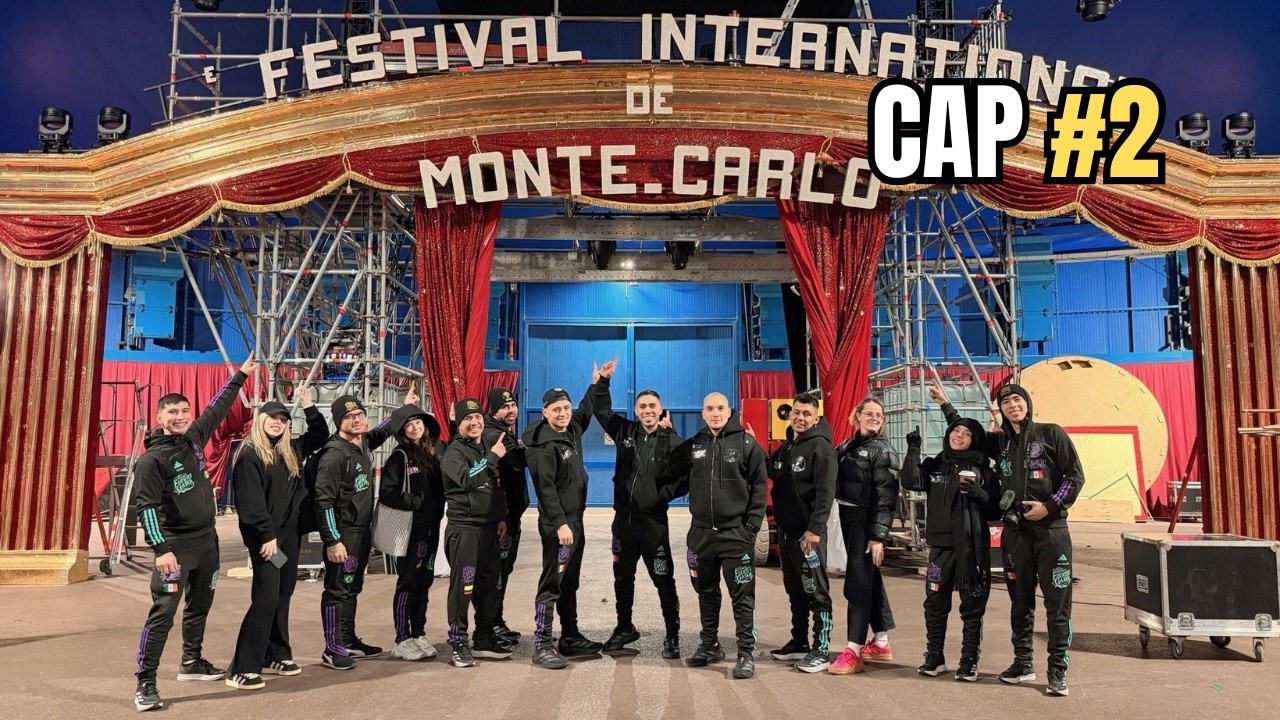 CAP #2 | PRIMER DIA DEL MONTAJE DEL TRAPECIO  EN MONACO 🎪🇲🇨