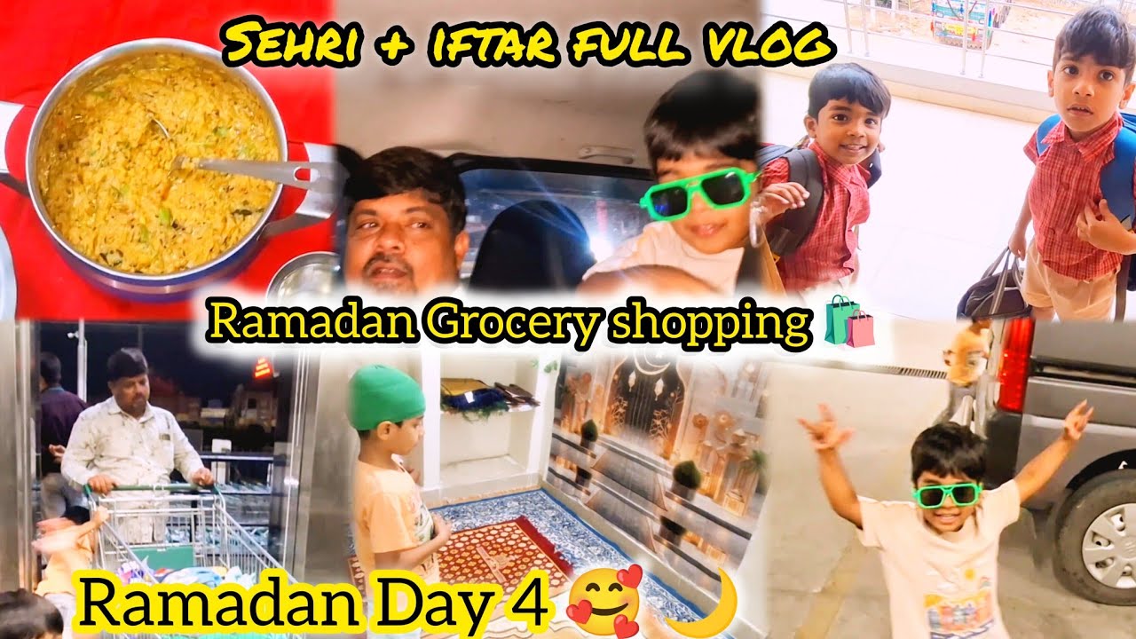Ramadan Day 4 🌙Full Day Routine || Ramzan 🛍Shopping #vlog #food #cooking #dailyvlog #ramadan 