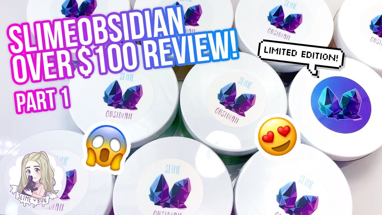 Over 100$ Worth of Slime from SLIME OBSIDIAN! - SlimeObsidian Review Part 1