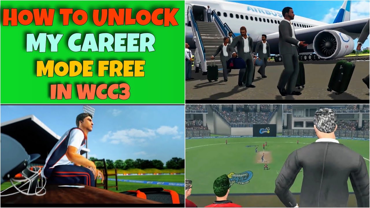 How to Unlock My Career  mode free in WCC3 /  career mode unlock in wcc3/ wcc3 new update / NPL/