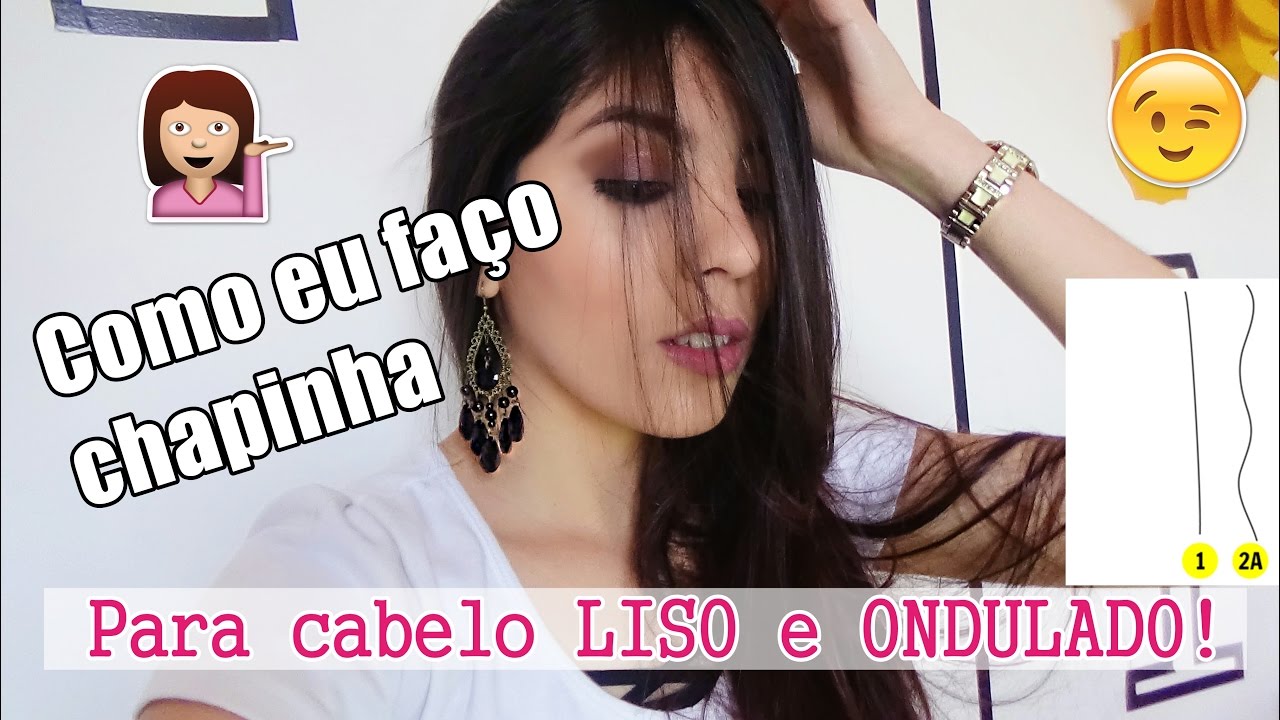 Como EU faço chapinha em 5 minutos (CABELO LISO A ONDULADO) | Sandy Helena