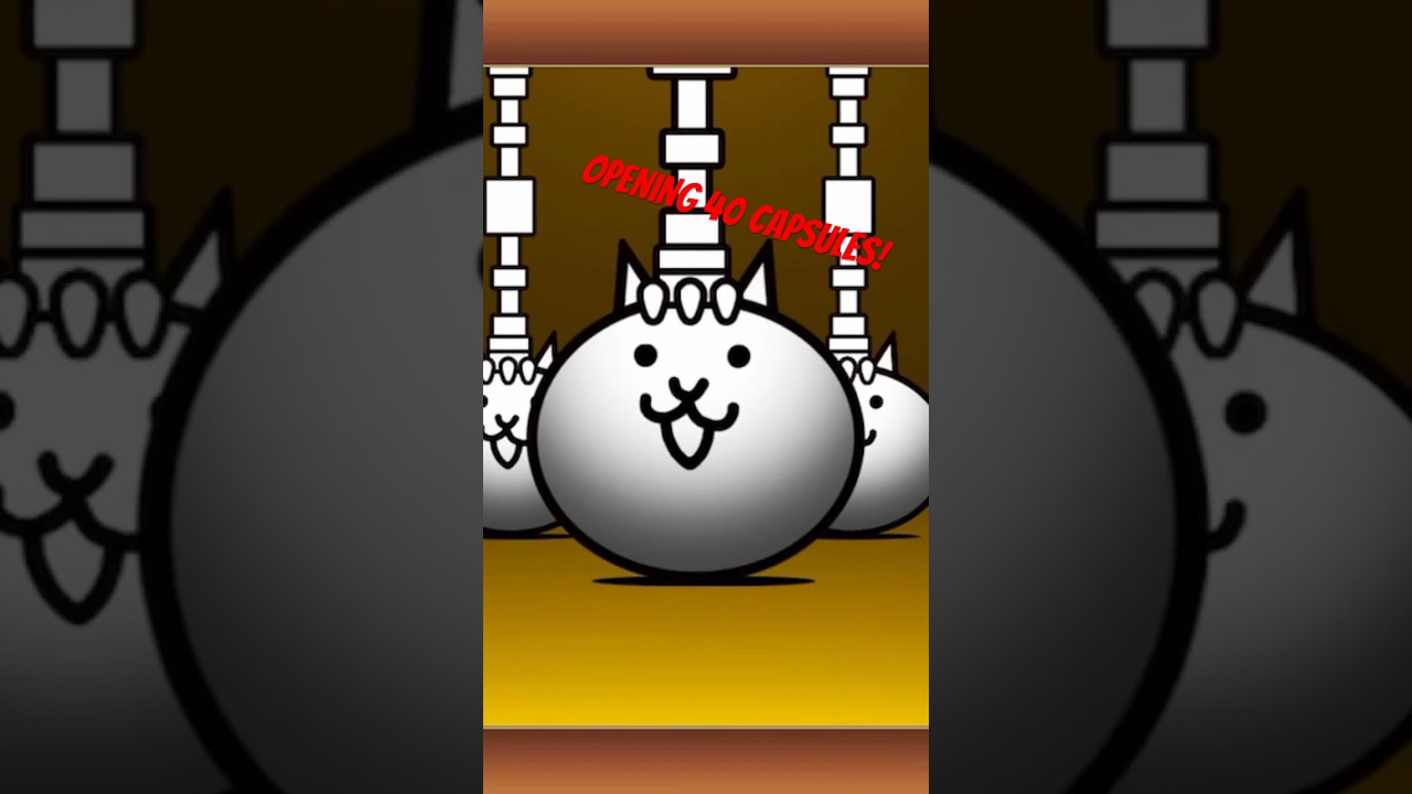 Opening 40 Event Capsules! #battlecats #battlecatscapsules #event #battlecatsevent