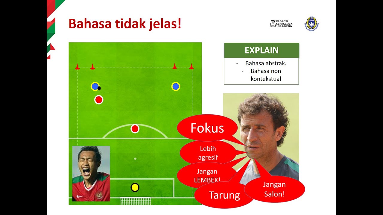SHARINGG MATERI KEPELATIHAN SEPAK BOLA PROSES MELATIH !!! LICENSI C DAN D PSSI !!