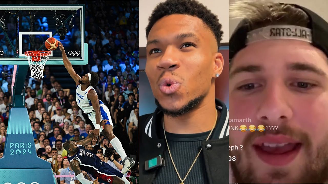 NBA World React to Yabusle Posterizing LeBron James in Olympics Gold Medal Game