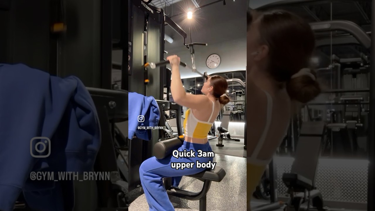 Bi’s, Tri’s and back this am 🔥Upper body just hits different!!