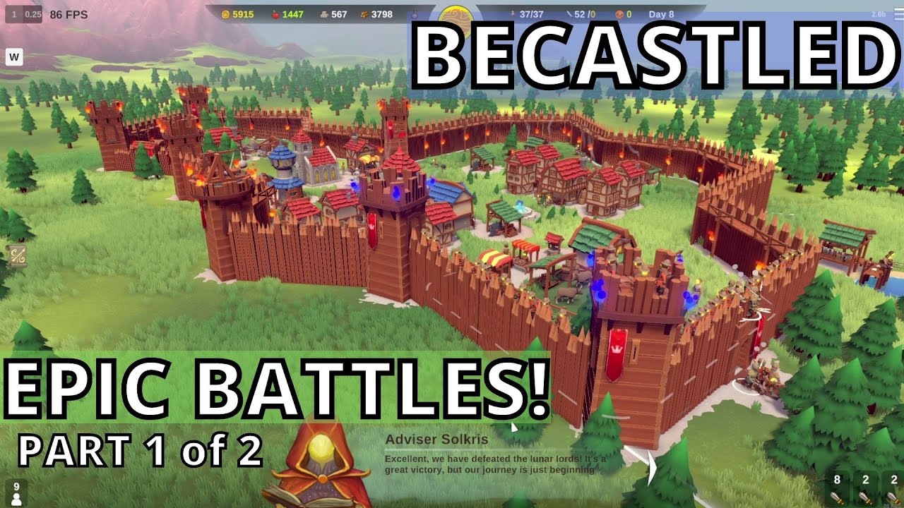 BECASTLED GUIDE | Epic CASTLE defence! Tips and tricks | Part 1 of 2