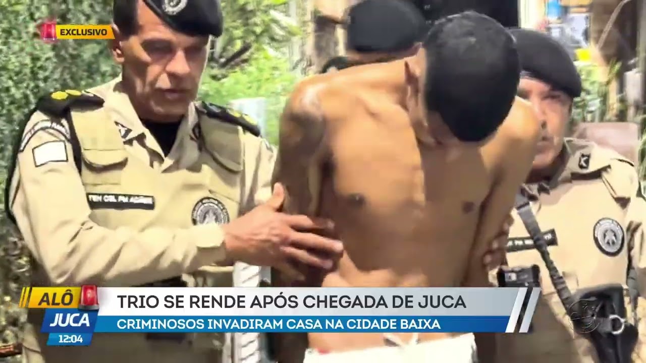 Trio se rende após chegada de Juca | ALÔ JUCA | TV ARATU
