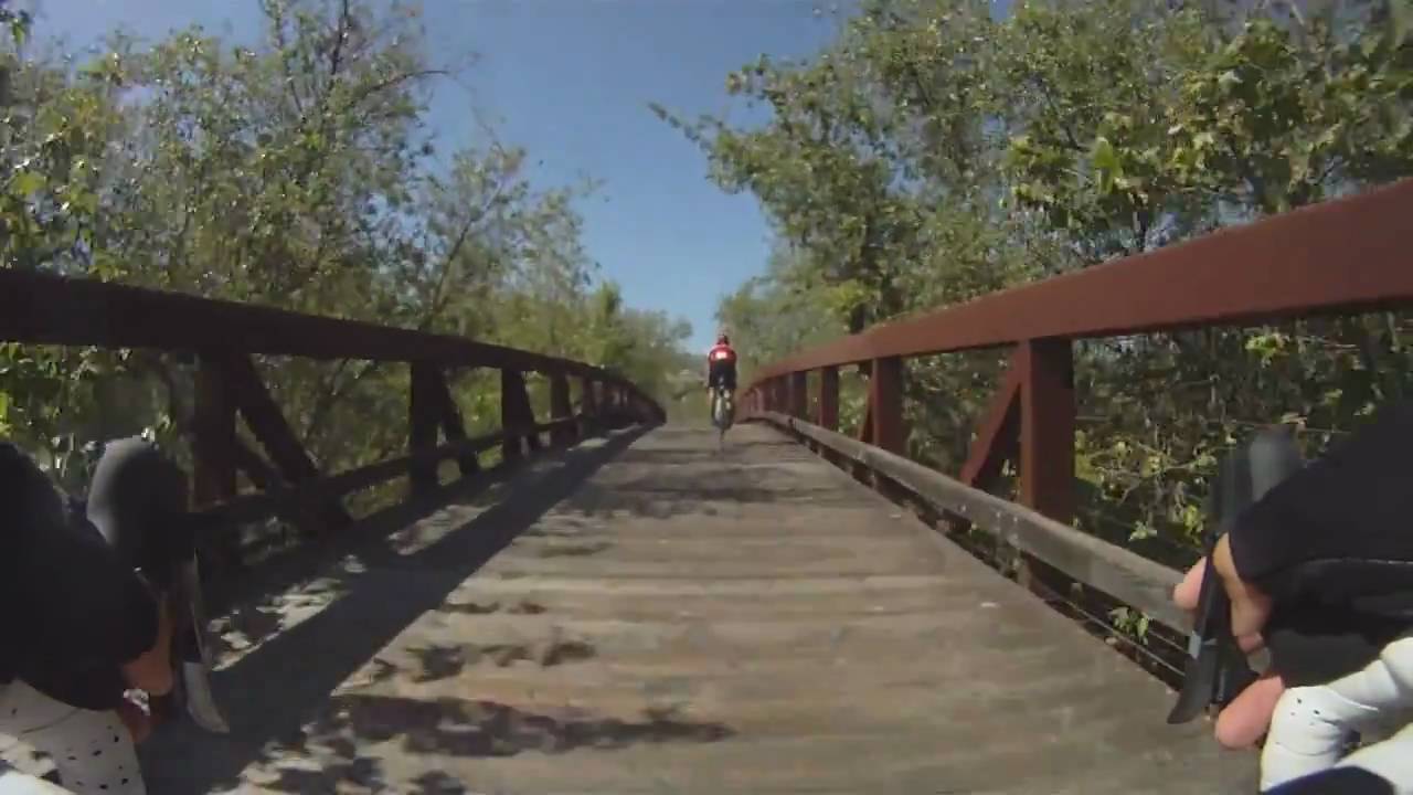 Road Cycling in California - Santa Ana River Trail to Newport Bay and Shady Canyon Go Pro HD