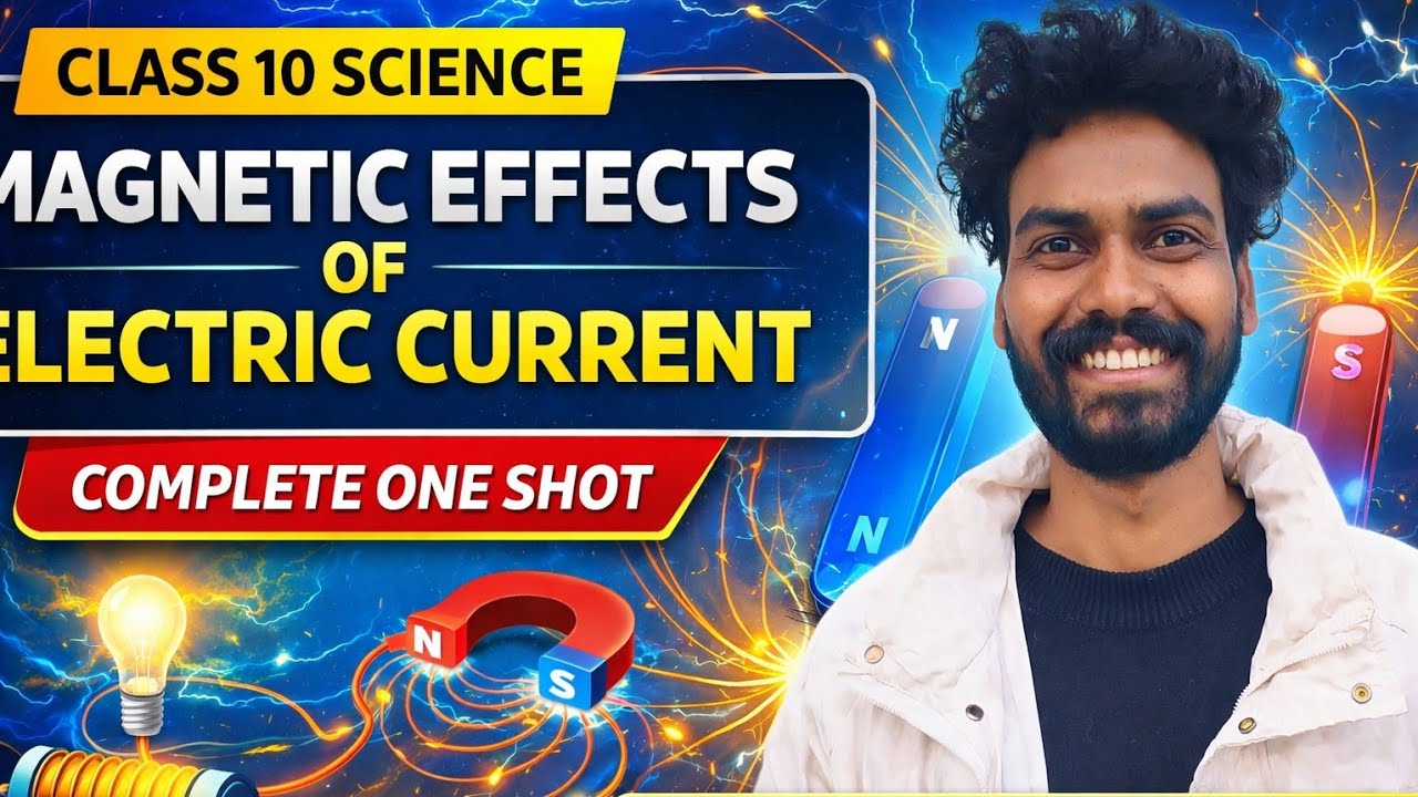 Magnetic Effects of Electric Current Class 10 Science | Complete One Shot |By Pawan Dev Khanduri Sir