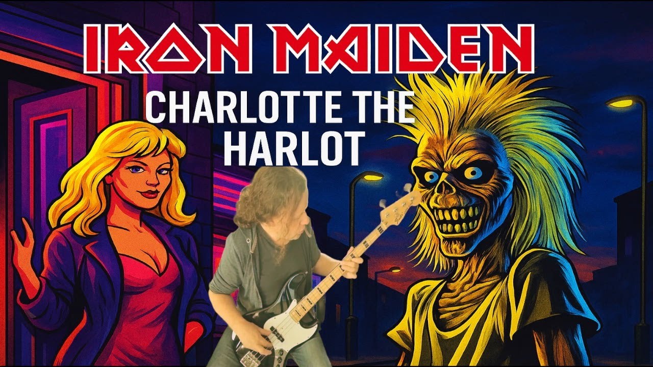 Iron Maiden – Charlotte the Harlot (Bass Cover) | Steve Harris Style (1980)