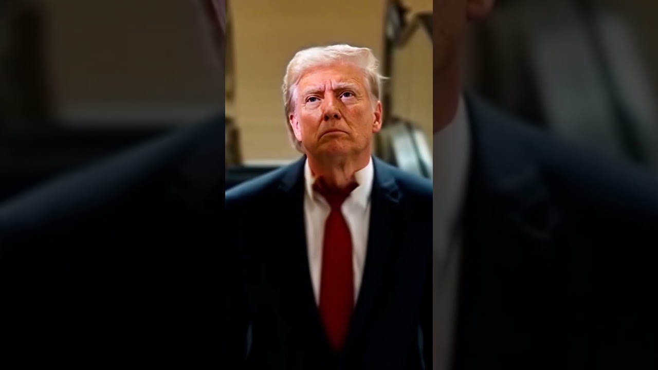 Trump liukuportaissa  #funny