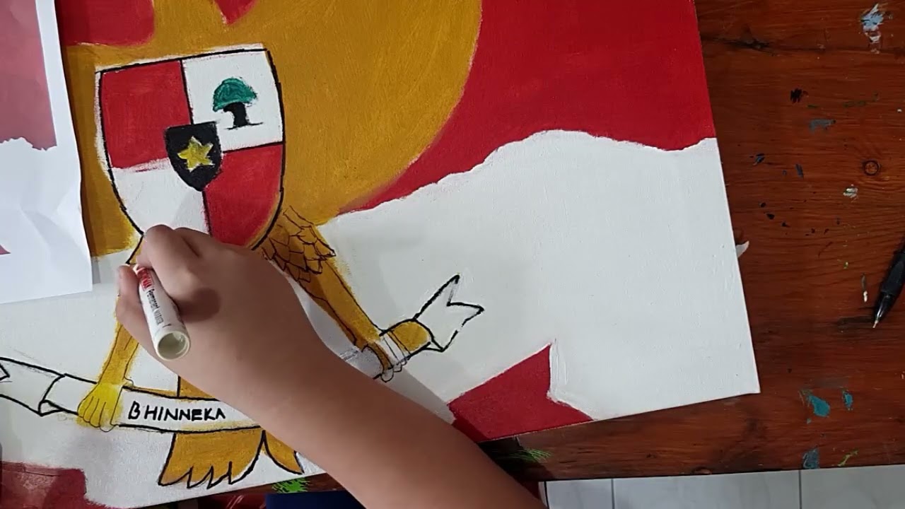 GARUDA PANCASILA PAINTING Part 2 by ENFU