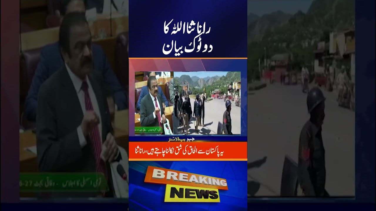 Rana Sanaullah face to facel | 4PM Headlines Geo News | 24-06-26