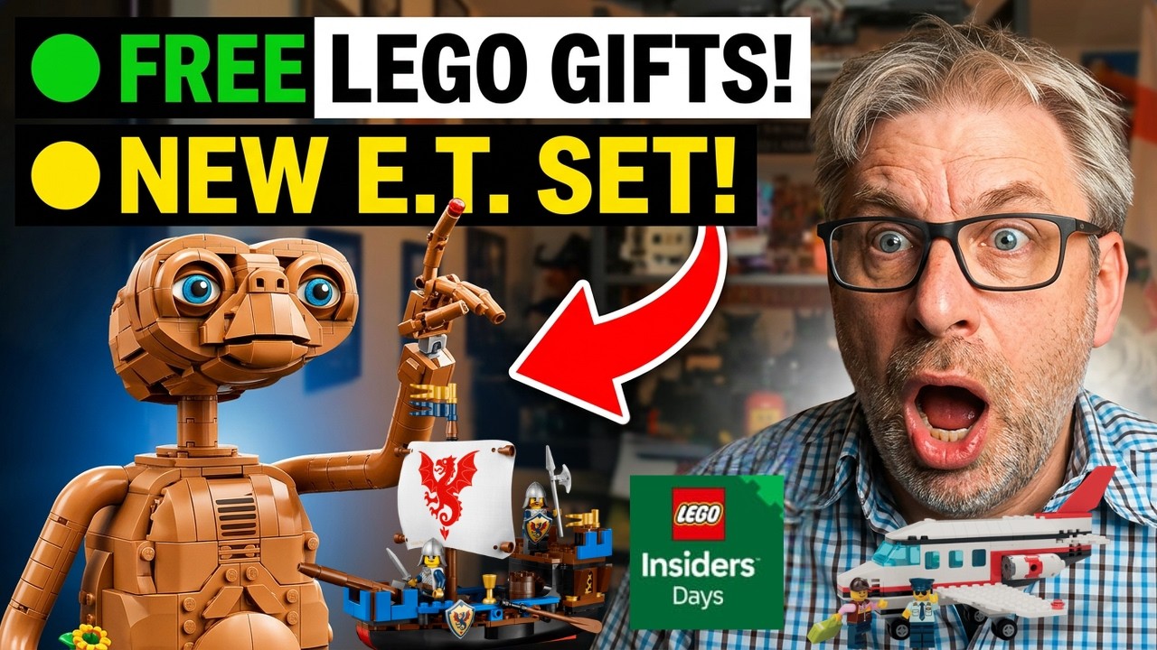LEGO INSIDERS DAYS ARE BACK! FREE GWPs & NEW LEGO E.T. SET REVEALED!