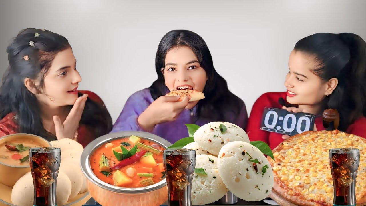 Wrong answer punishment Challenge | Go Watch Now | Idli Sambhar, Corn Pizza.      #foodchallenge 