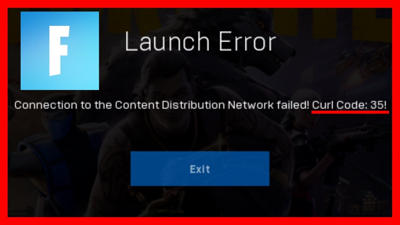 В Fortnite не удаётся подключиться к сети распространения контента (исправление в 2026 году).