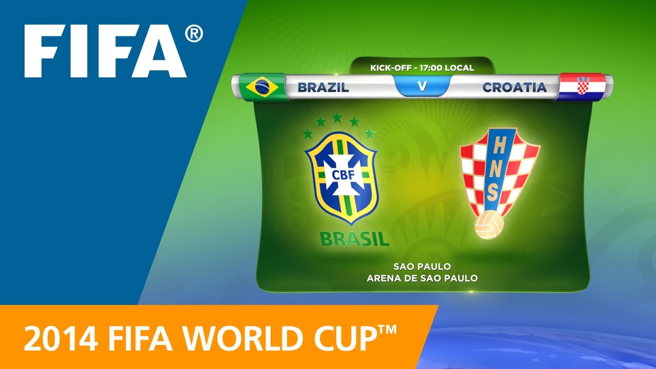 Brazil v. Croatia - Teams Announcement