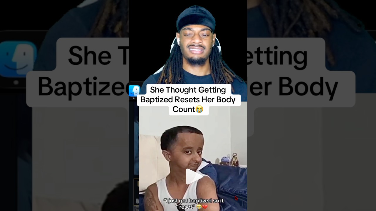 She Thought Getting Baptized Resets Her Body Count #shorts #funny #memes #tiktok #reaction #reels