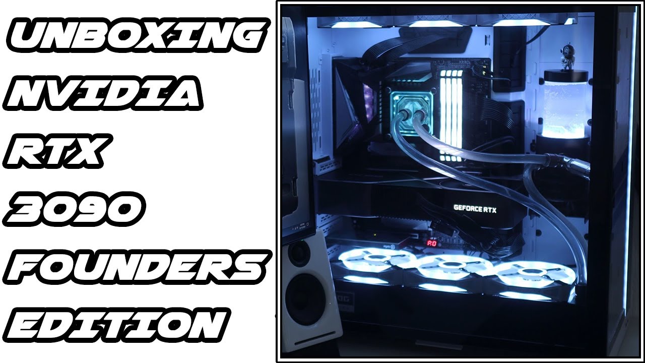 NVIDIA RTX 3090 FOUNDERS EDITION Unboxing 4K