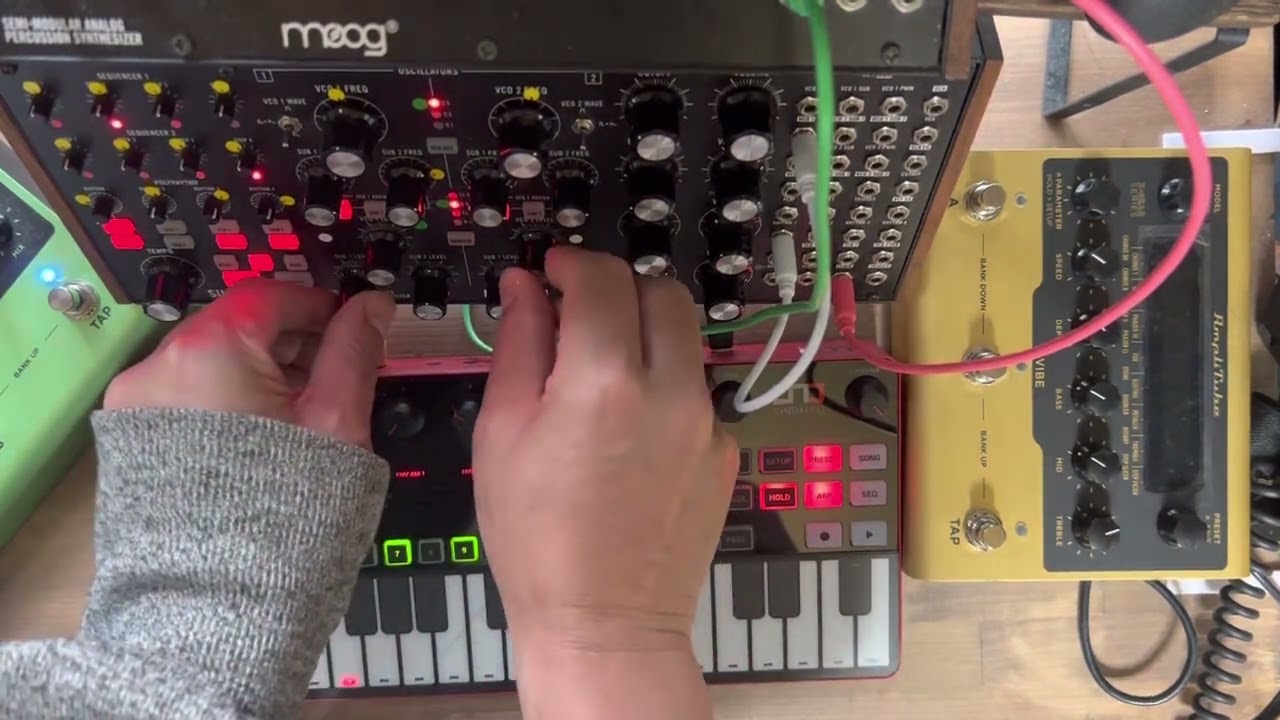 Moog Subharmonicon + DFAM and Uno Synth Pro Desktop Jam by Saya 'zonbi' Nishida