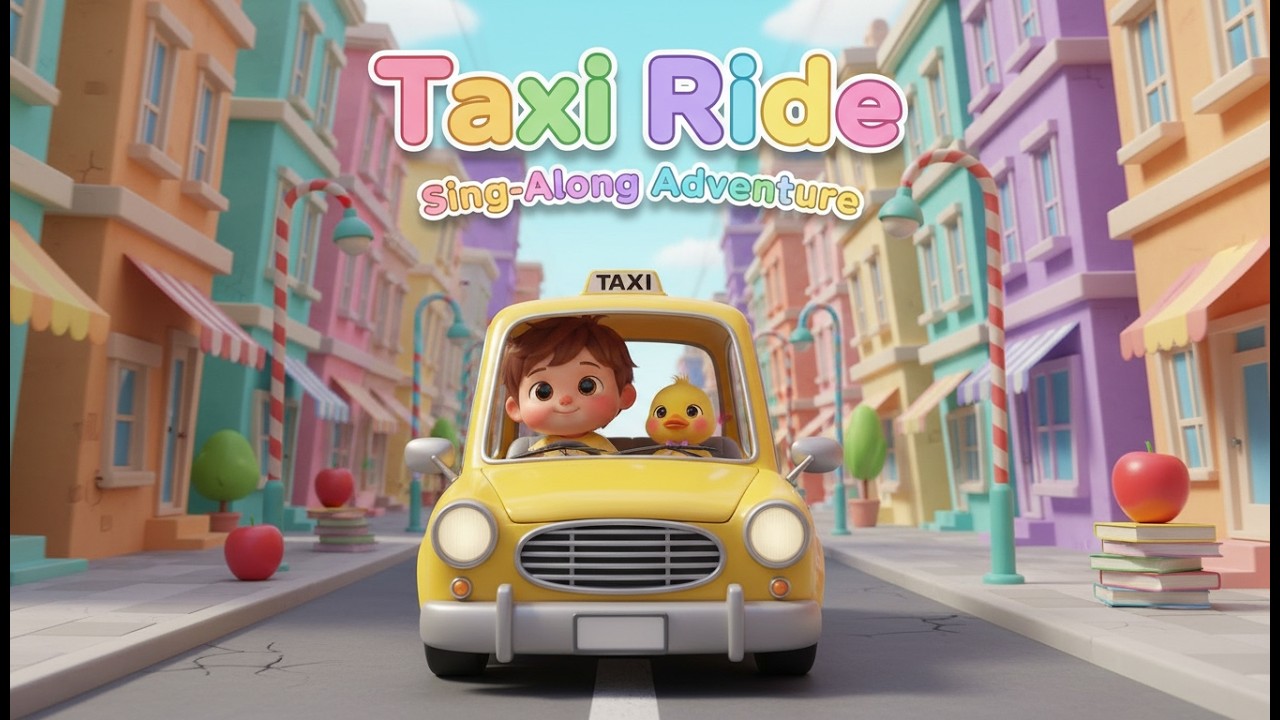 Taxi Ride Sing-Along — City Adventure – Nursery Rhyme, Vehicle Fun, and Playful Learning