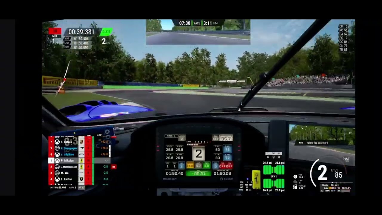 ACC SimGrid 12min race Monza(POV)