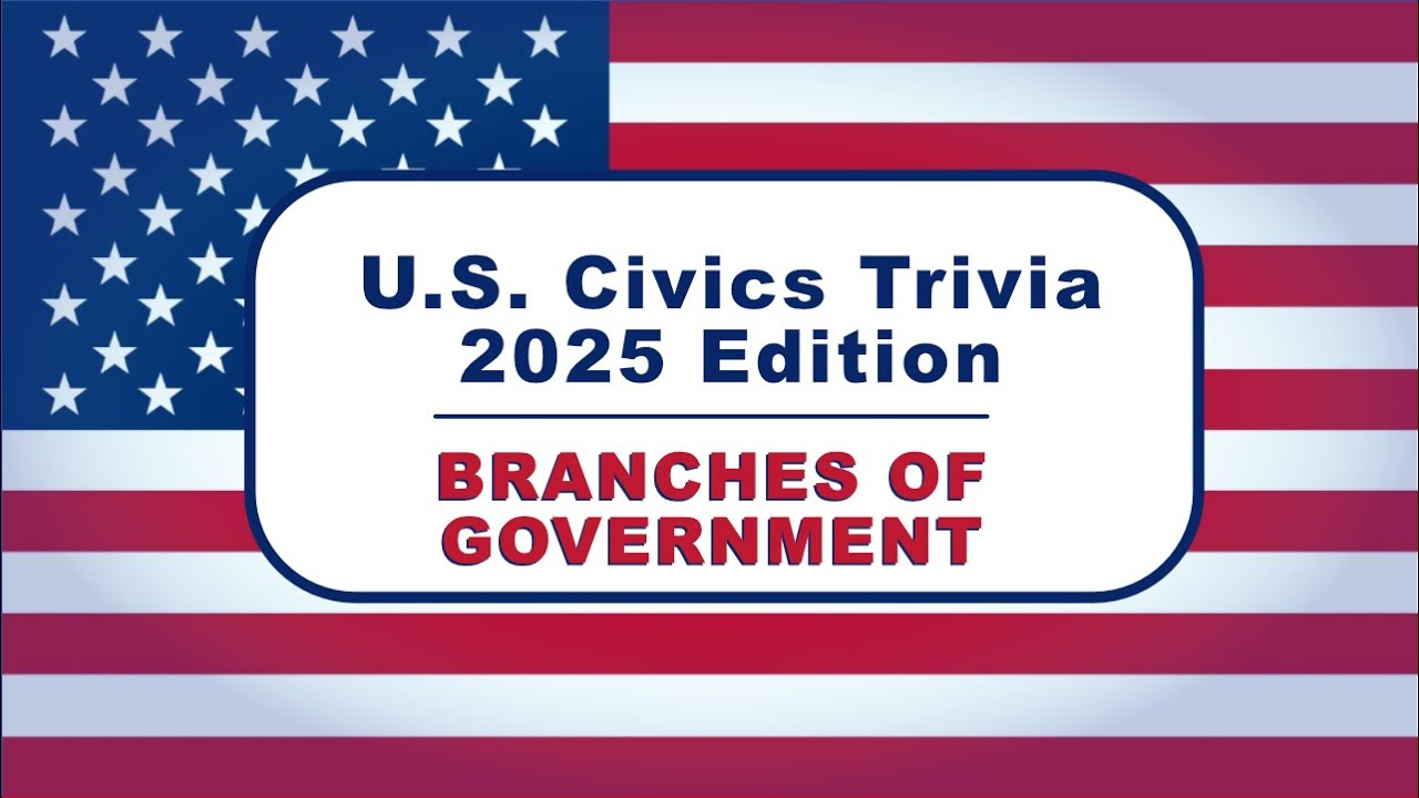 2025 U.S. Civics Trivia: Branches of Government (Trivia de Educación Cívica)