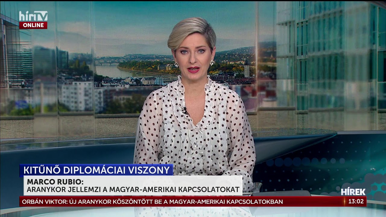 Orbán Viktor kormányfő és Marco Rubio amerikai külügyminiszter tájékoztatója - Élő