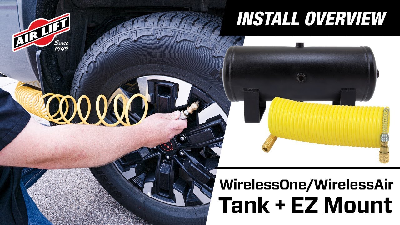 WirelessOne / WirelessAir Tank EZ Mount Upgrade Installation - 25981EZ 25981 74100EZ 74100 Air Lift