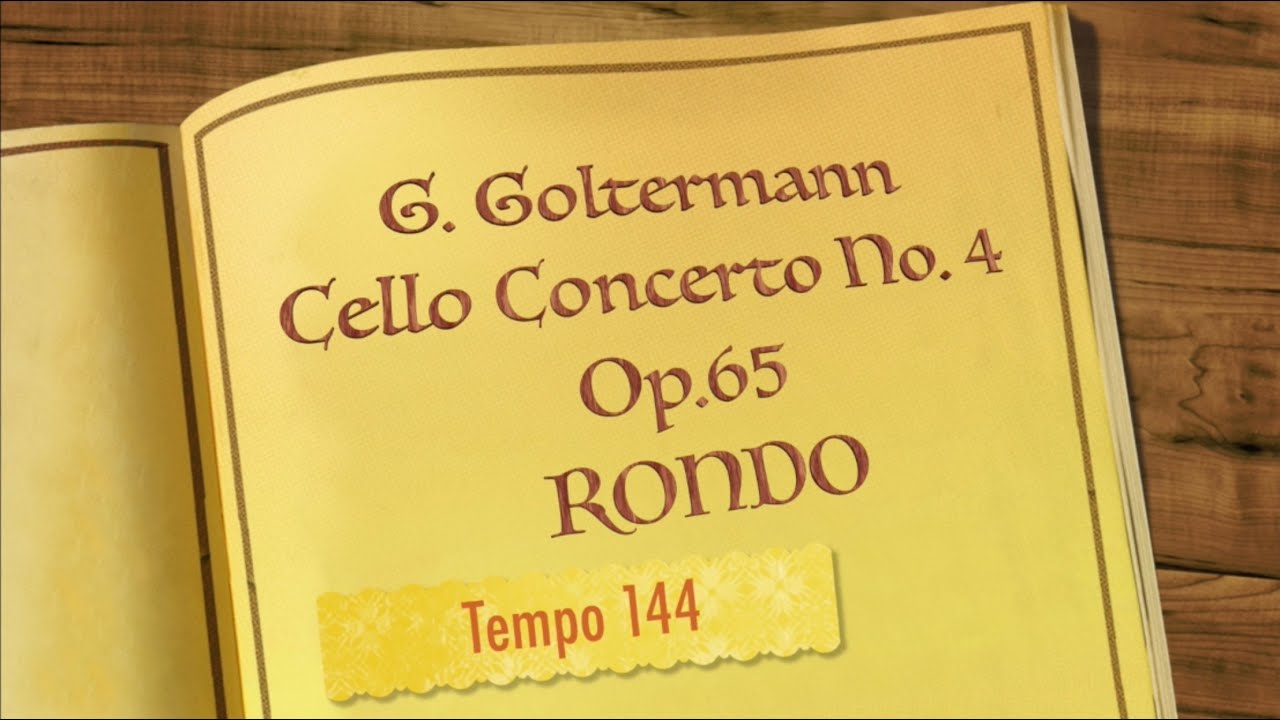 Goltermann' Rondo from Cello Concerto No.4 Op.65 tempo 144