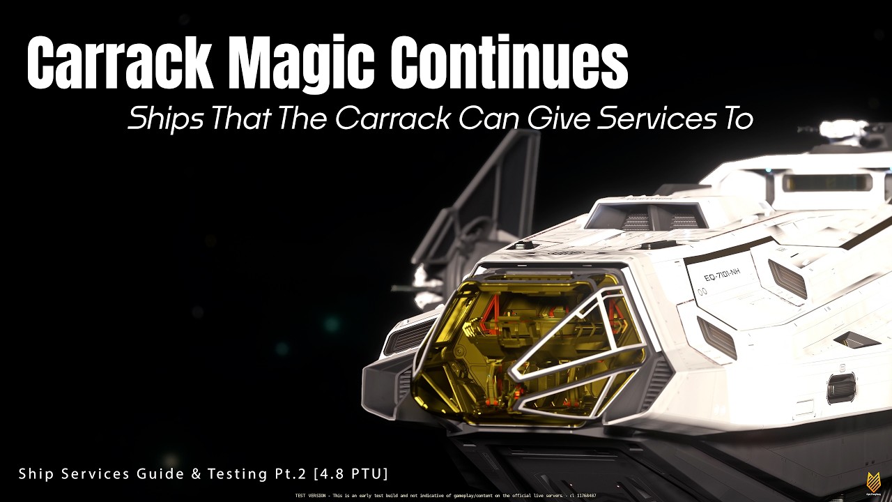 Carrack Magic Continues: Ships The Carrack Can Give Services To | Ship Service Guide & Testing Pt.2