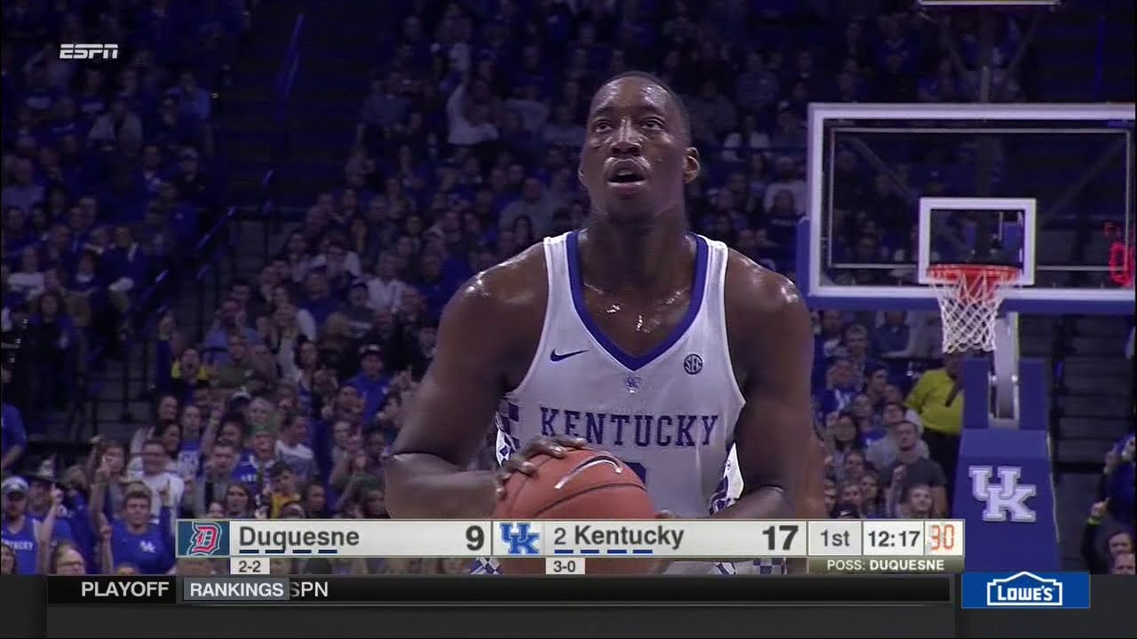2016-2017 Kentucky vs Duquesne (Game 4)