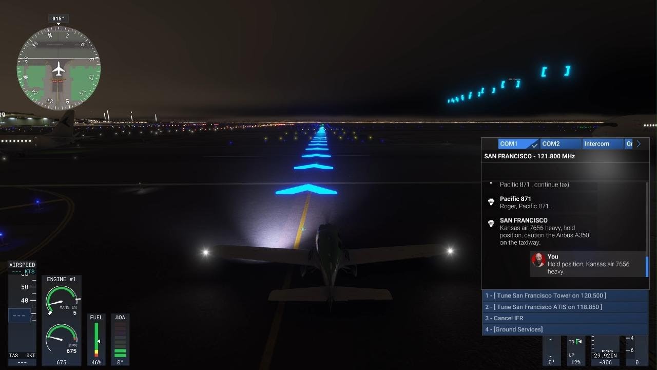 Microsoft flight simulator. Come Fly with Me.