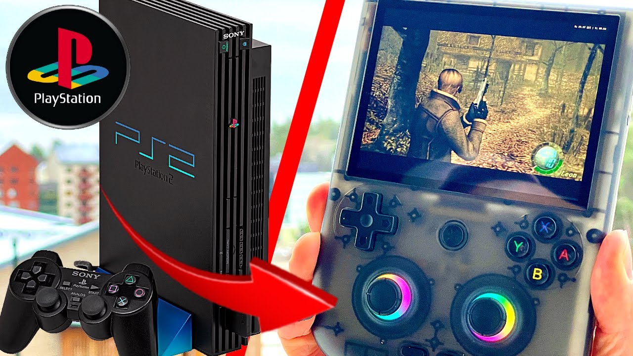Все игры для PS2 у вас в кармане! │ ANBERNIC RG406V