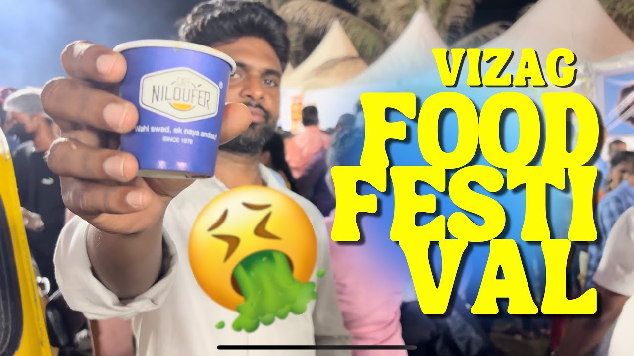 Vizag food festival 2025 || worst 😭 experience || #vizag #foodfestival #beach 