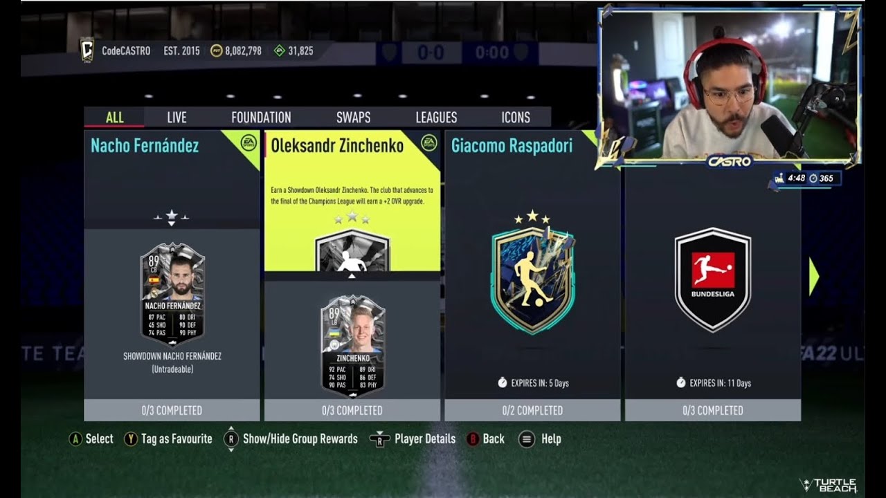 Castro1021 Reacts To NACHO & ZINCHENKO SHOWDOWN SBC - FIFA22 ULTIMATE TEAM!