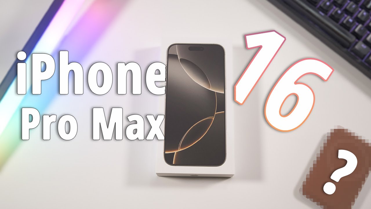 iPhone 16 Pro Max Natural Titanium & MORE Unboxing
